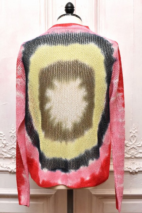 画像4: KHOKI　" Tie-Dye Knit Cardigan "　col.Red
