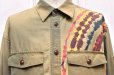 画像2: KHOKI　" Tie-Dye Military Shirt "　col.Khaki (2)
