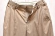画像2: KHOKI　" Pleated Stripe Summer Wool Pants "　col.Beige (2)