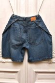 画像3: KHOKI　" 3D Cutting Half Denim Shorts "　col.Indigo (3)
