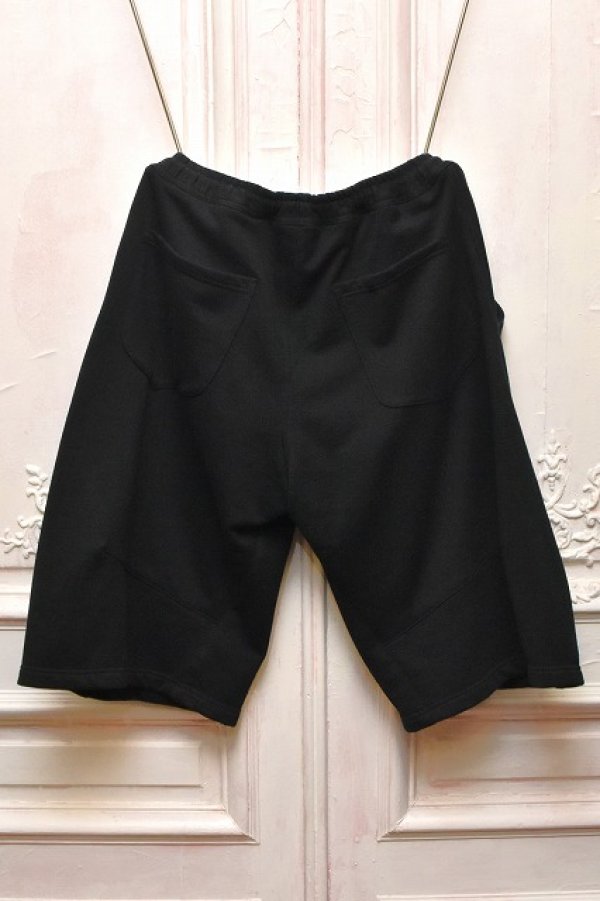 画像3: KHOKI　" Pleated Balloon Sweat Shorts "　col.Black