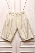 画像1: KHOKI　" Pleated Balloon Sweat Shorts "　col.Oatmeal (1)