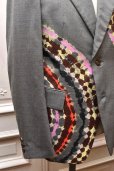 画像3: KHOKI　" Tie-Dye Tailored Jacket "　col.Grey (3)