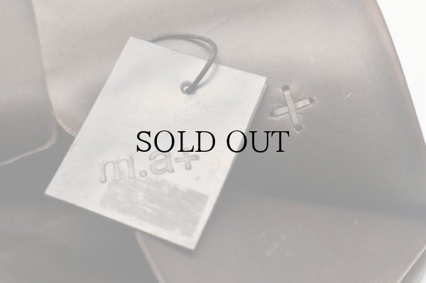 画像10: m.a+　" EXTRA LARGE WALLET "　col.COW LEATHER MUD