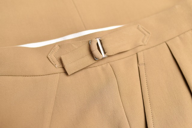 MAATEE＆SONS 2P WIDE CHINO TROUSERS 強撚平二重