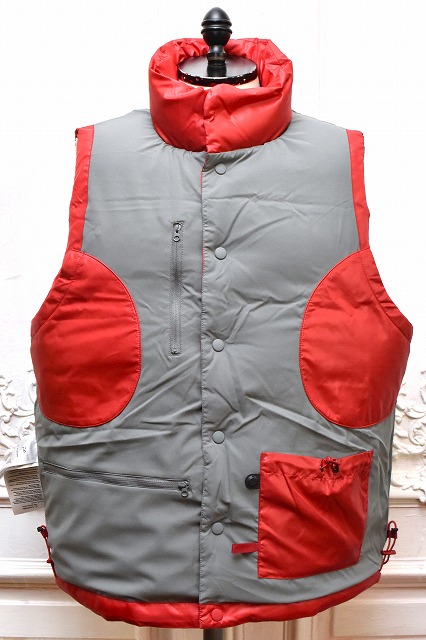 DAIWA PIER " TECH BACK PACKER DOWN VEST " col.Red   mathematics